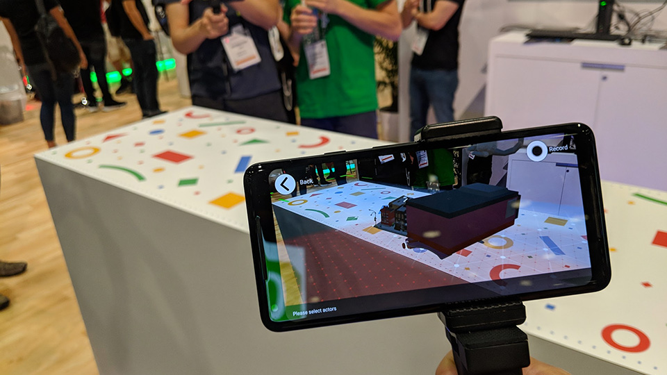 Google collaborative AR demo at SIGGRAPH 2018